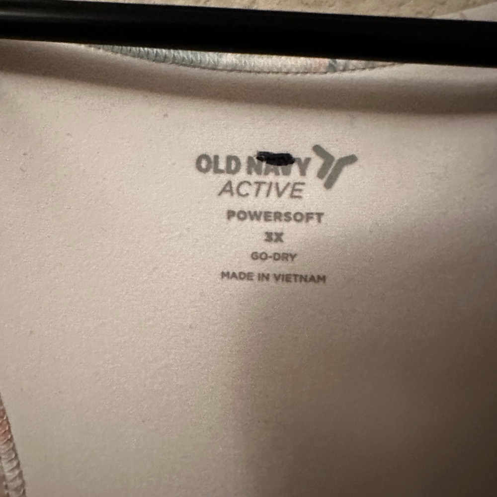 Old Navy Active Powersoft Dress - White and Pink - Picture 4 of 5